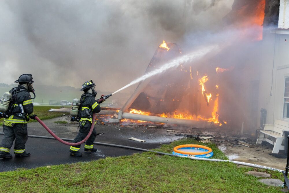 Dunnellon house fire caused by lightning strike (3 27 24) photo by MCFR 6