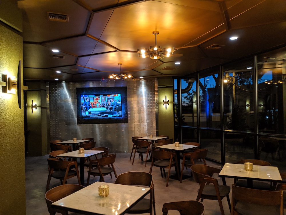 Indoor bar at Bank Street Patio Bar in Ocala, Florida