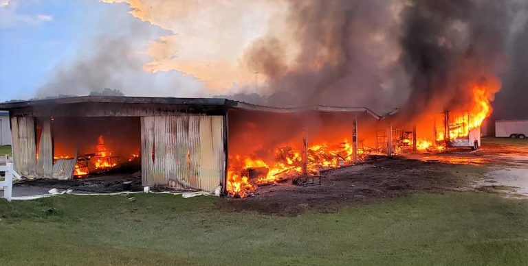 Flames rip through large building at popular Market of Marion in Belleview