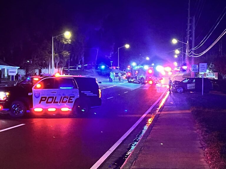 Ocala police at the scene of a fatal two-vehicle crash in the 1500 block of SE 36th Avenue on February 20, 2024. (Photo: Ocala Police Department)