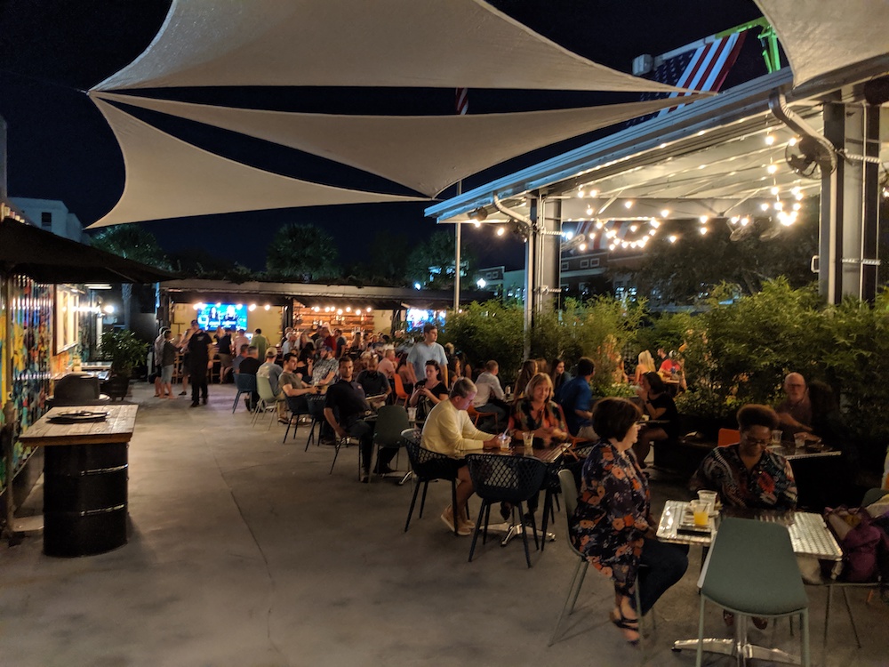 Patio at Bank Street Patio Bar in Ocala, Florida