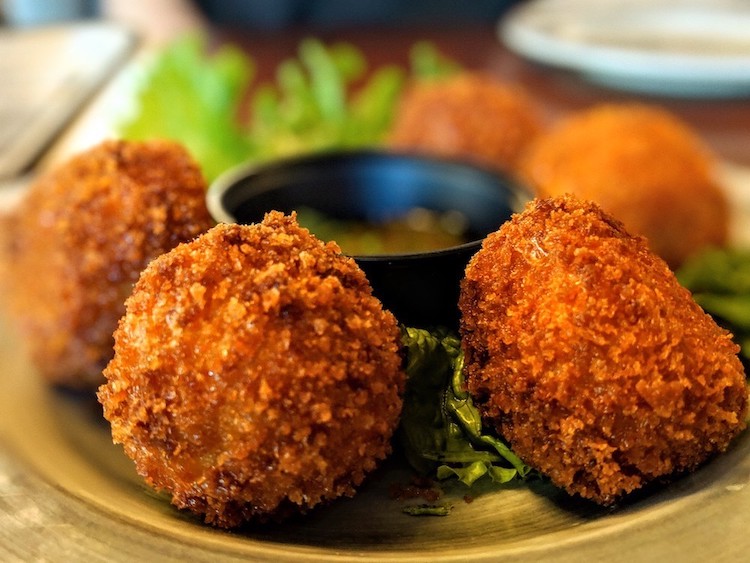 Pimento Cheese Fritters at Ivy on the Square in Ocala, Florida