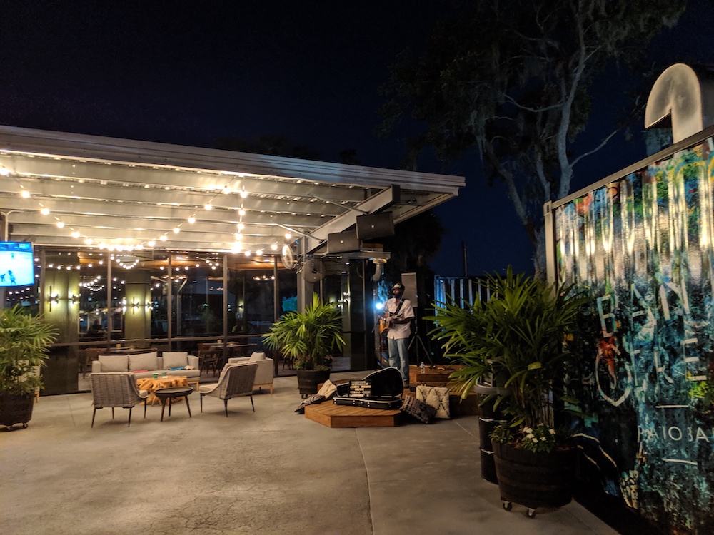 Stage at Bank Street Patio Bar