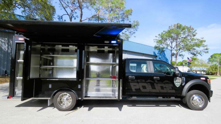 SWAT support vehicle in Ocala